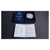 2014 W American Eagle Silver UNC  Box & COA