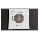 1927 S Standing Liberty Quarter