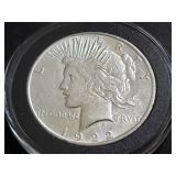 1922 D Peace Silver Dollar