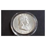 1954 D Franklin Half Dollar