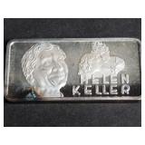 Hellen Keller Our Greatest Series 1 OZ 999 Silver