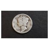 1919 Mercury Dime