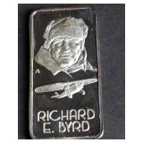 R. E Byrd Our Greatest Series 1 OZ 999 Silver Bar