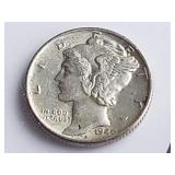 1940 Mercury Dime
