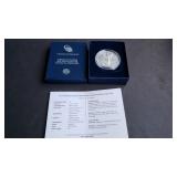 2014 W American Eagle Silver UNC  Box & COA