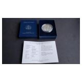 2011 W American Eagle Silver UNC  Box & COA