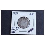 1839 Seated Liberty Dime