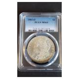 1884 O Morgan Silver Dollar PCGS MS63