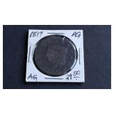 1817 Coronet Head Large Cent