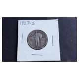 1927 S Standing Liberty Quarter