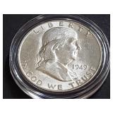 1949 D Franklin Half Dollar