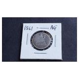 1861 Seated Liberty Dime