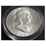 1963 Franklin Half Dollar