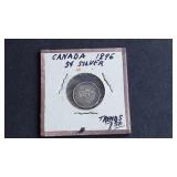1896 5 Cents Victoria From Canada 92.5% Silver