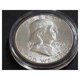 1961 Franklin Half Dollar