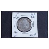 1789 2 Reales From Mexico 90.3% Silver