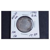 1790 2 Reales From Mexico 90.3% Silver