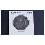 1934 1/2 Balboa From Panama 90% Silver