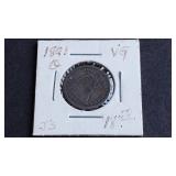 1891 O Seated Liberty Dime