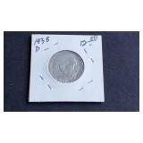 1938 D 2 Reichsmark Swastika Germany 62.5% Silver