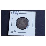 1886 Seated Liberty Dime
