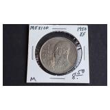 1950 Peso From Mexico 30% Silver