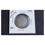1797 2 Reales From Mexico 90.3% Silver