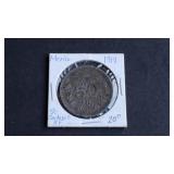 1919 50 Centavos From Mexico 72% Silver
