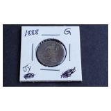 1888 Seated Liberty Dime