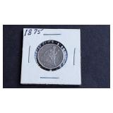 1875 Seated Liberty Dime