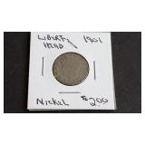 1901 V Nickel