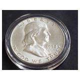 1952 D Franklin Half Dollar