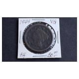 1844 Braided Hair Large Cent