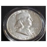 1954 Franklin Half Dollar