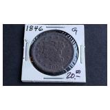 1846 Braided Hair Large Cent