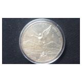 2001 1 Ounce Libertad from Mexico .999 Silver