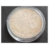 1903 Mo AM UN Peso From Mexico 90.27% Silver