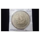 1948 Cinco (5) Pesos 90% Silver From Mexico