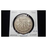 1944 UN Peso from Mexico 72% Silver