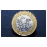 2007 100 Peso Estado Sinaloa 92.5% Silver Center