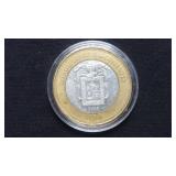 2005 100 Peso Aguascaliente .925 Silver Center