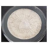 1898 Go RS UN Peso Guanajuato, Mexico 90.3% Silver