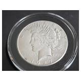 1927 Peace Silver Dollar