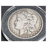 1904 Morgan Silver Dollar
