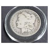 1881 O Morgan Silver Dollar