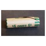 Roll of 90% Silver Dimes
