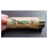 Roll of 90% Silver Dimes