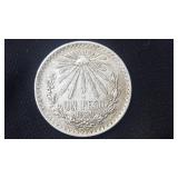 1920 Un Peso From Mexico 72% Silver