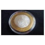 2005 100 Pesos Colima 92.50% Silver Center
