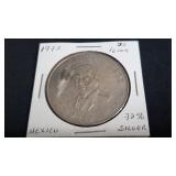 1972 Veintecinco (25) Pesos from Mexico 72% Silver